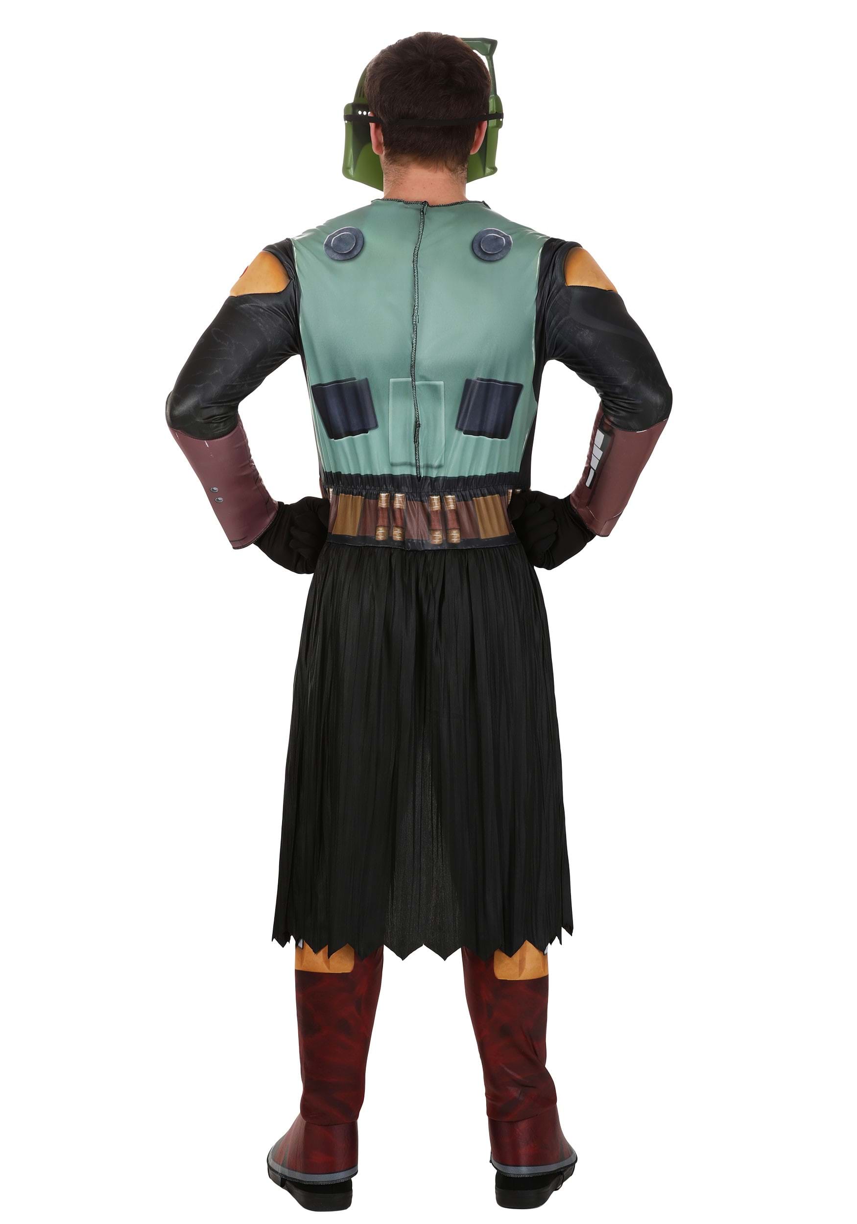 Adult Boba Fett Fancy Dress Costume , Star Wars The Mandalorian Fancy Dress Costumes