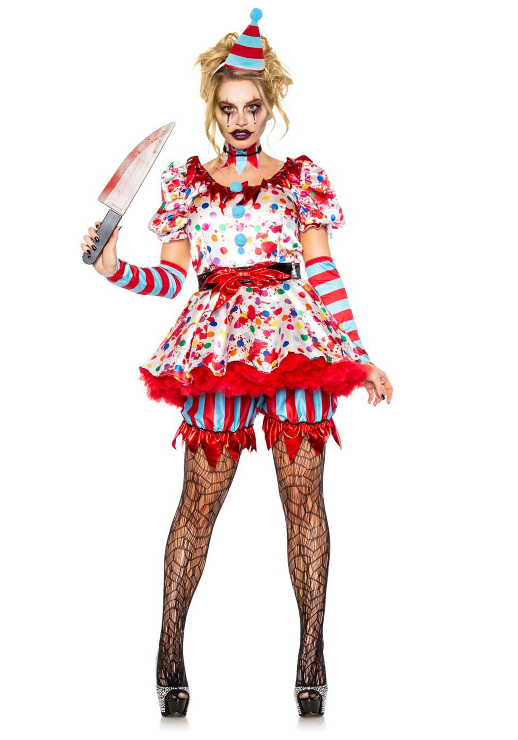 Scary Clown Women's Costume
