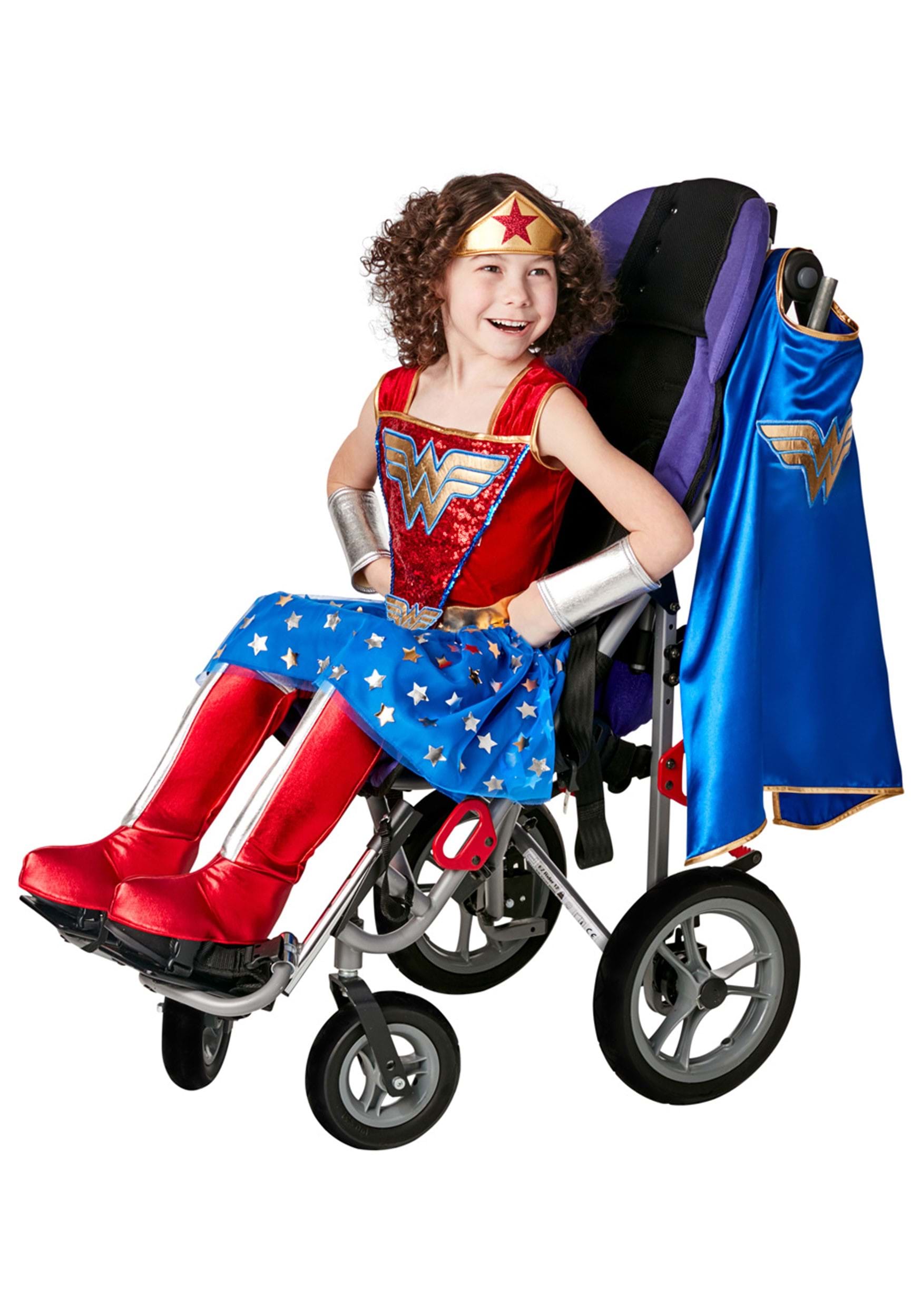 Child Adaptive Wonder Woman Fancy Dress Costume