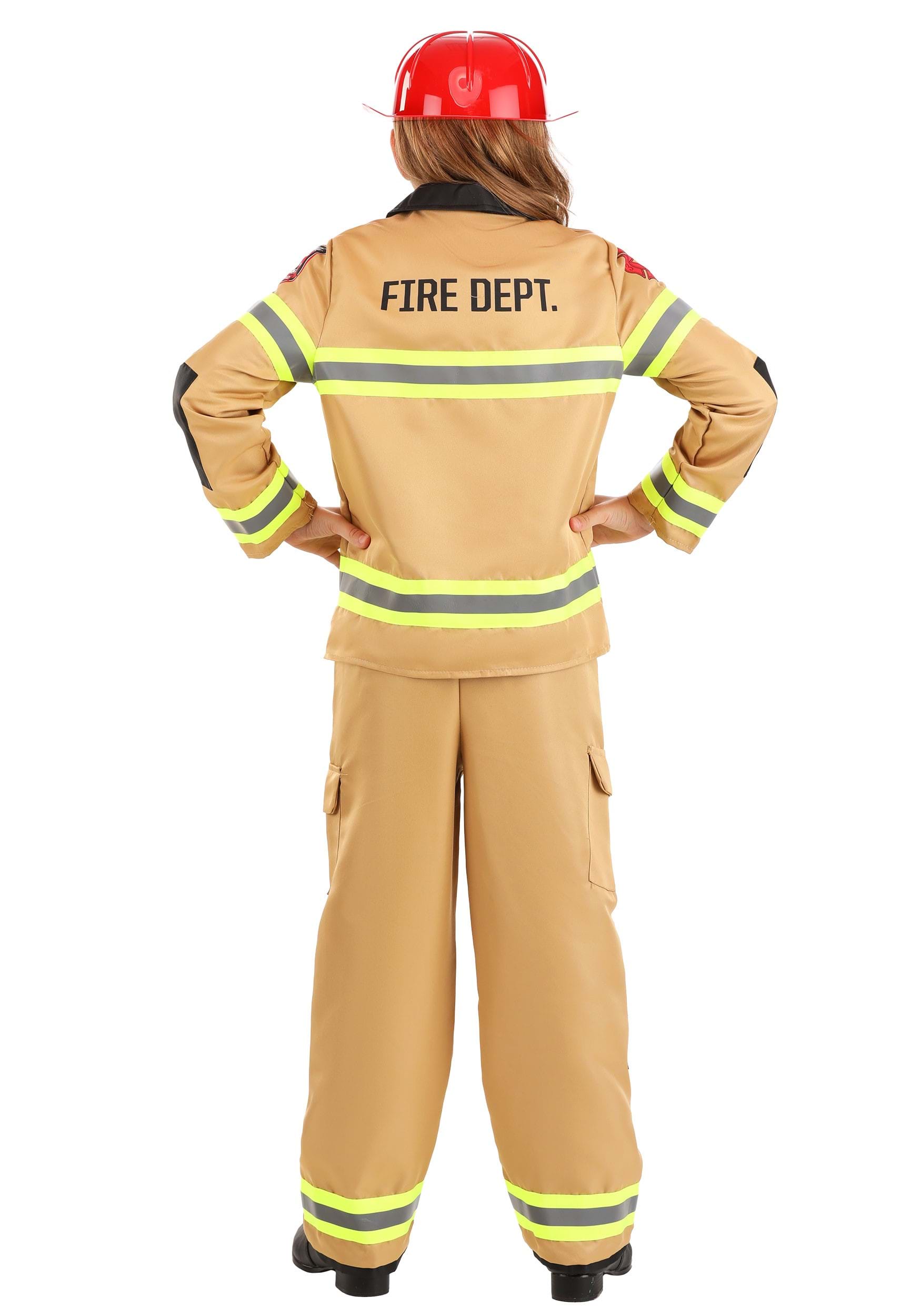 Firefighter Prestige Kid's Fancy Dress Costume
