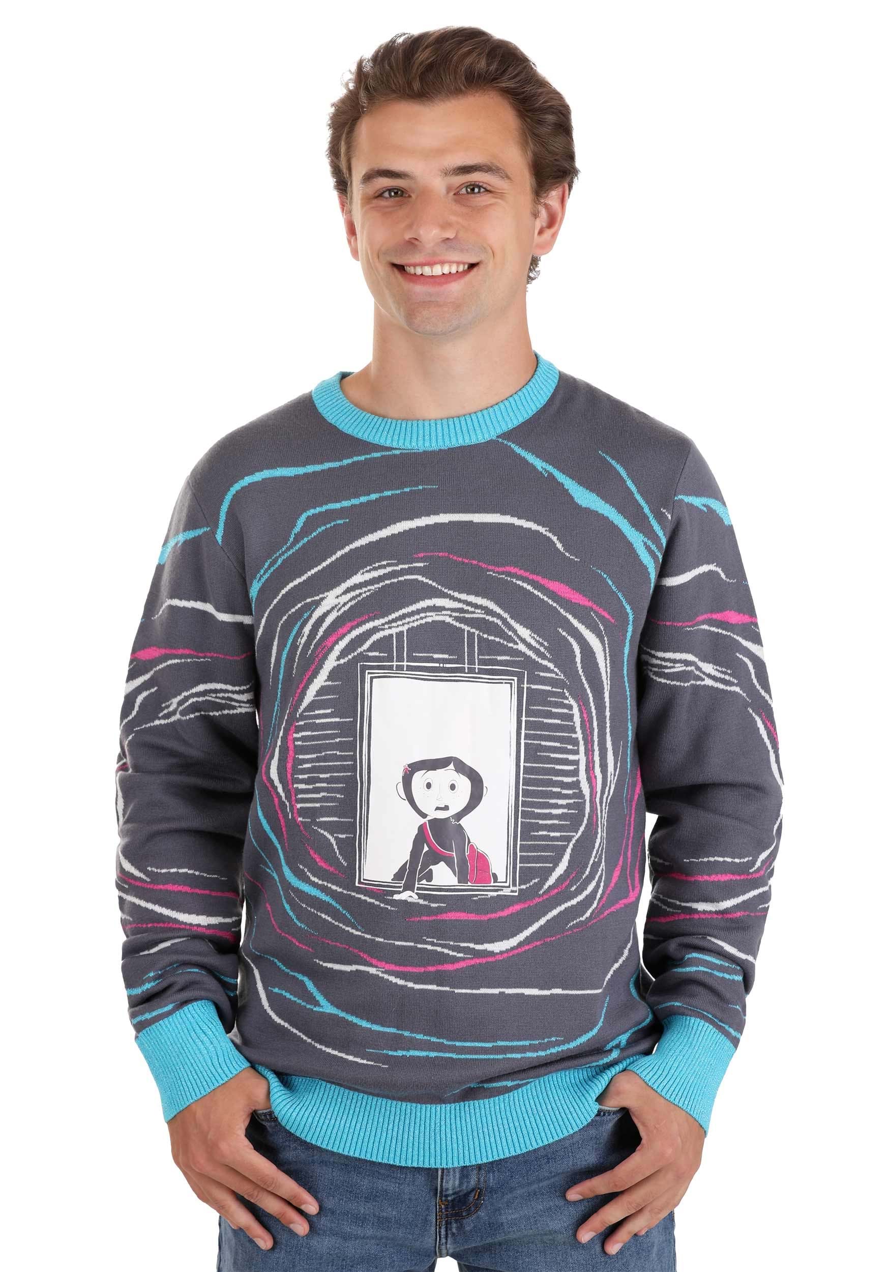 Coraline Ugly Halloween Sweater For Adults