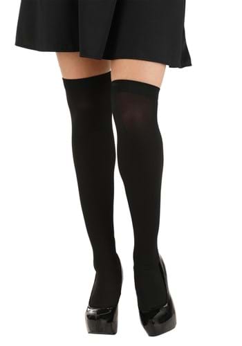 Plus Size Black Flame Net Tights