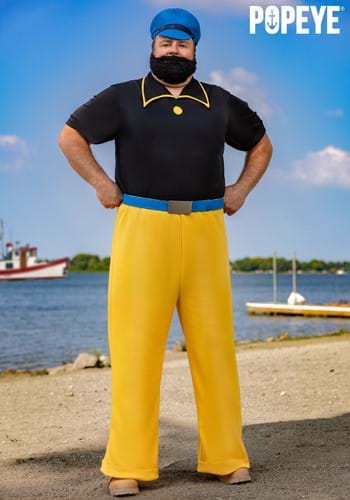 Plus Size Work It Out Men's 80s Costume