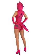 Women's Sexy Dino Costume Romper Alt 4