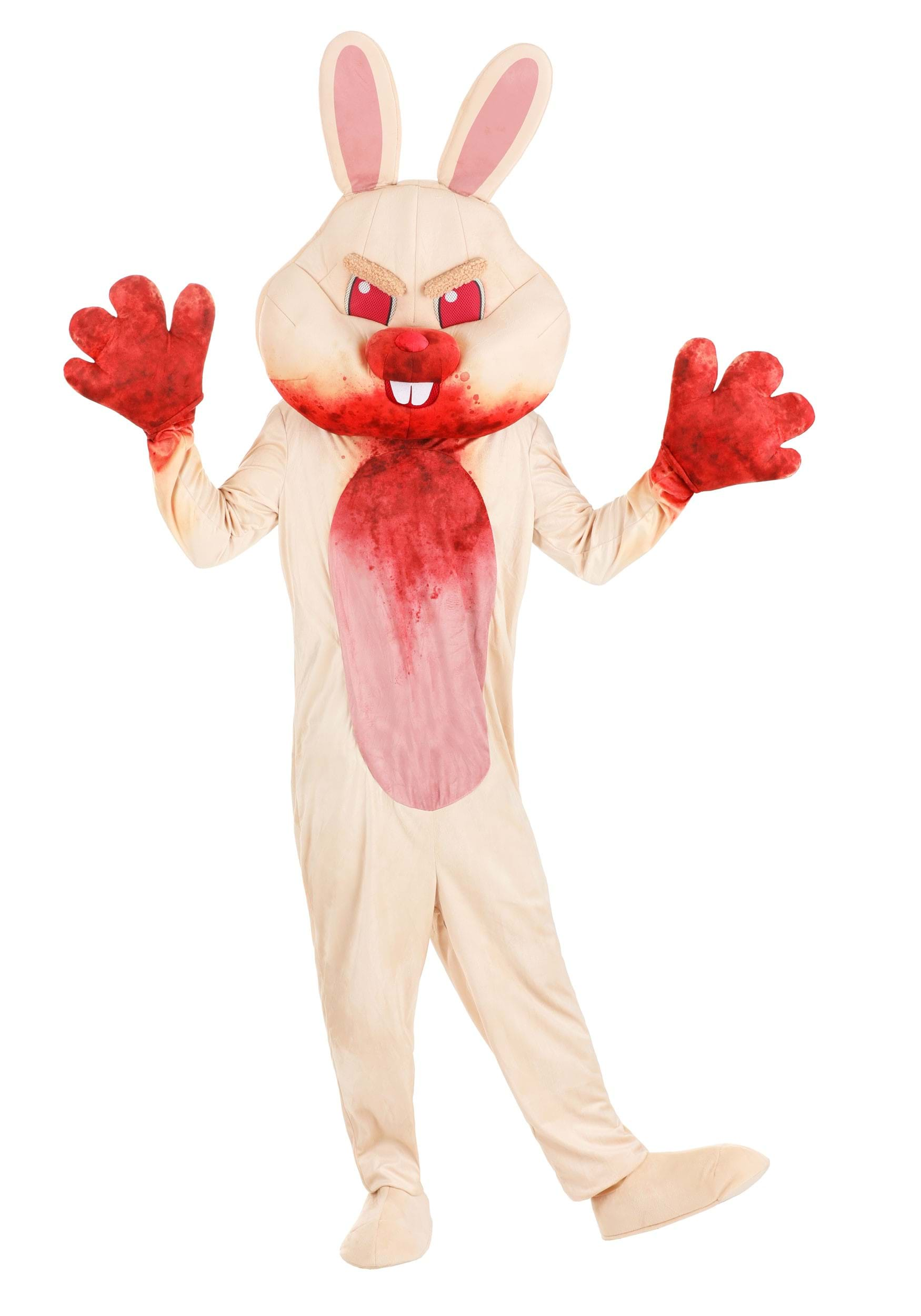 Scary Easter Bunny Adult Fancy Dress Costume , Scary Animal Fancy Dress Costumes