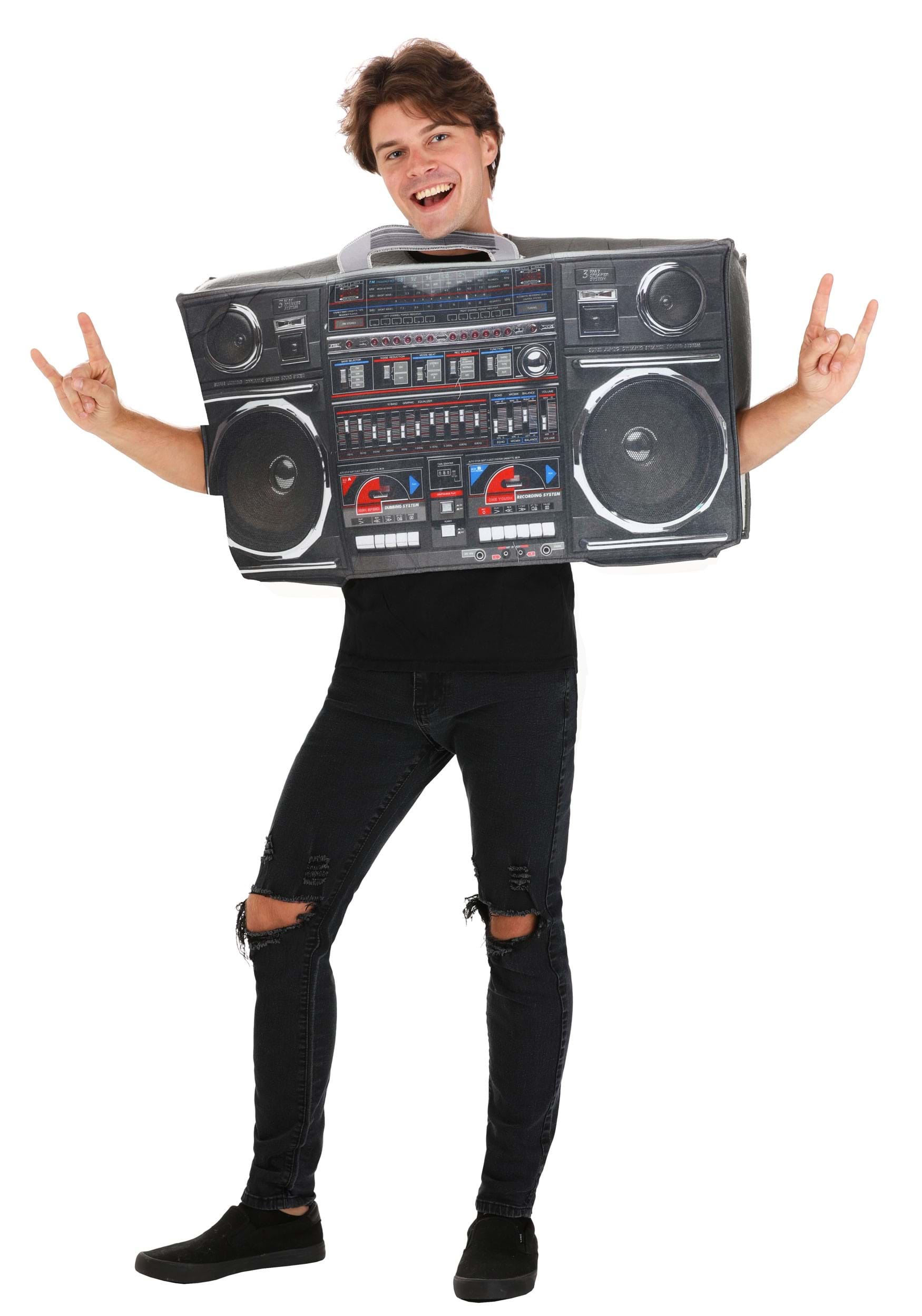 Boombox Fancy Dress Costume For Adults , Decade Fancy Dress Costumes