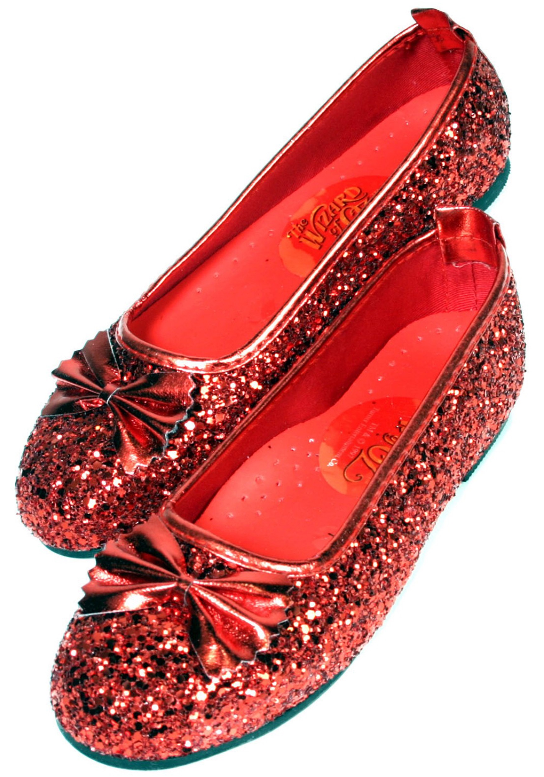 Kids Ruby Slippers Red Shoes , Fancy Dress Costume Accessories