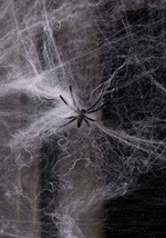 60 Gram White Spider Web Decoration Alt 1