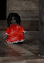 Haunted Heather Scary Doll Decoration