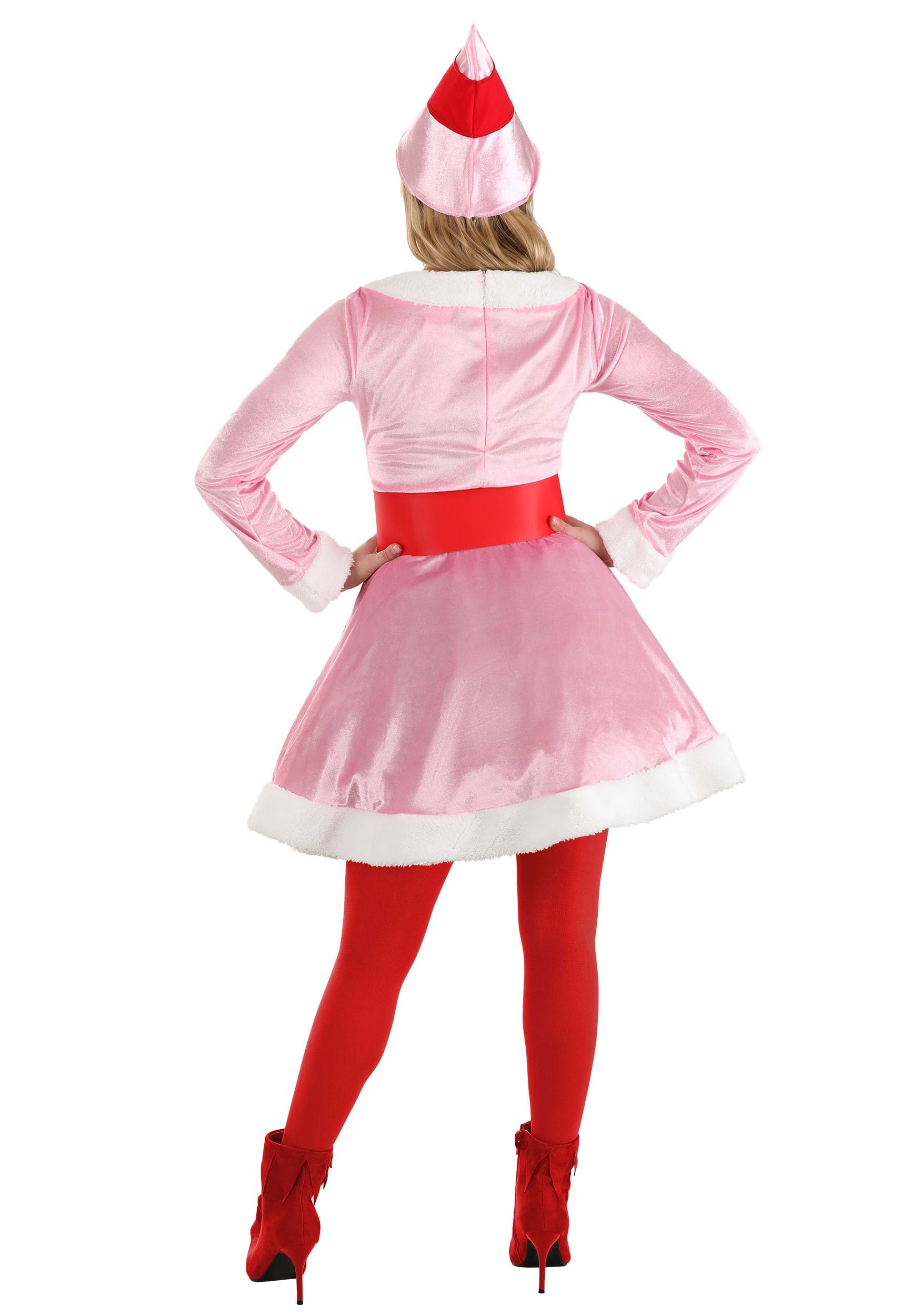 Women's Pink Elf Jovie Fancy Dress Costume