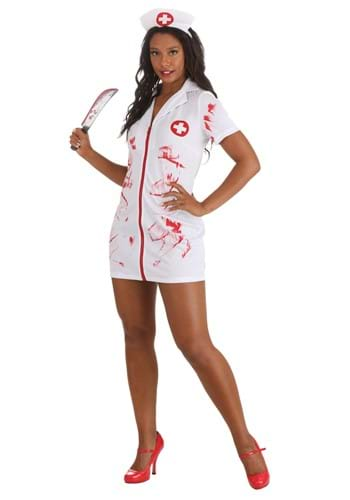 Women's Bloody Killer Nurse Costume | Scary Women's Costumes