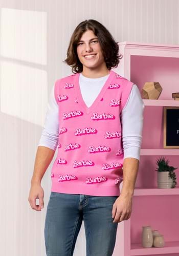 Cakeworthy Barbie Knit Vest for Adults