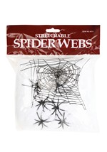 120 Gram White Spider Web Decoration Alt 1