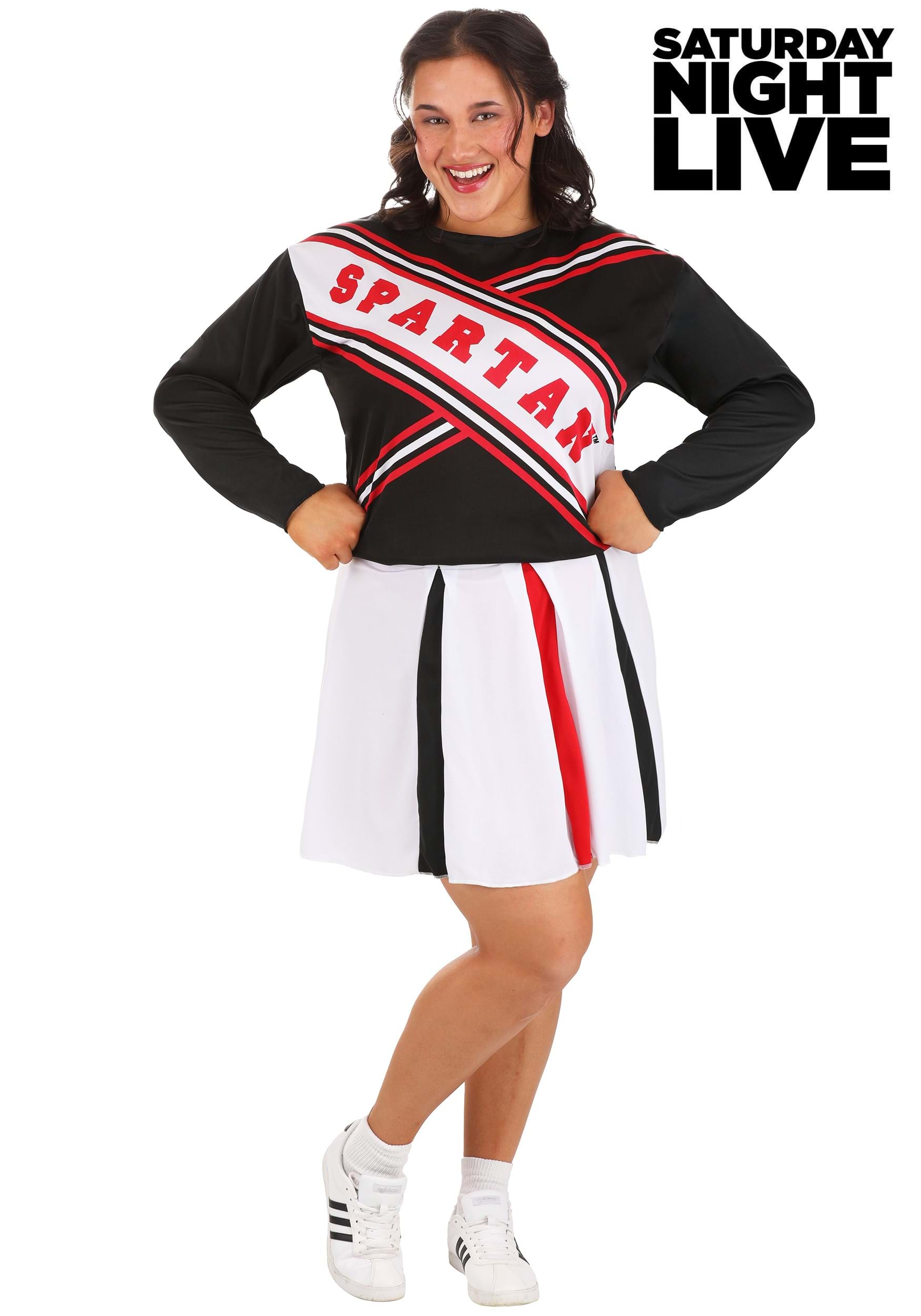 Plus Size Saturday Night Live Spartan Female Cheerleader Women's Costume