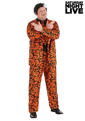 Mens Plus Sized David S Pumpkins Costume Suit