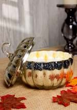 5.5" Silver Mercury Glass Pumpkin Candle Decoratio Alt 3