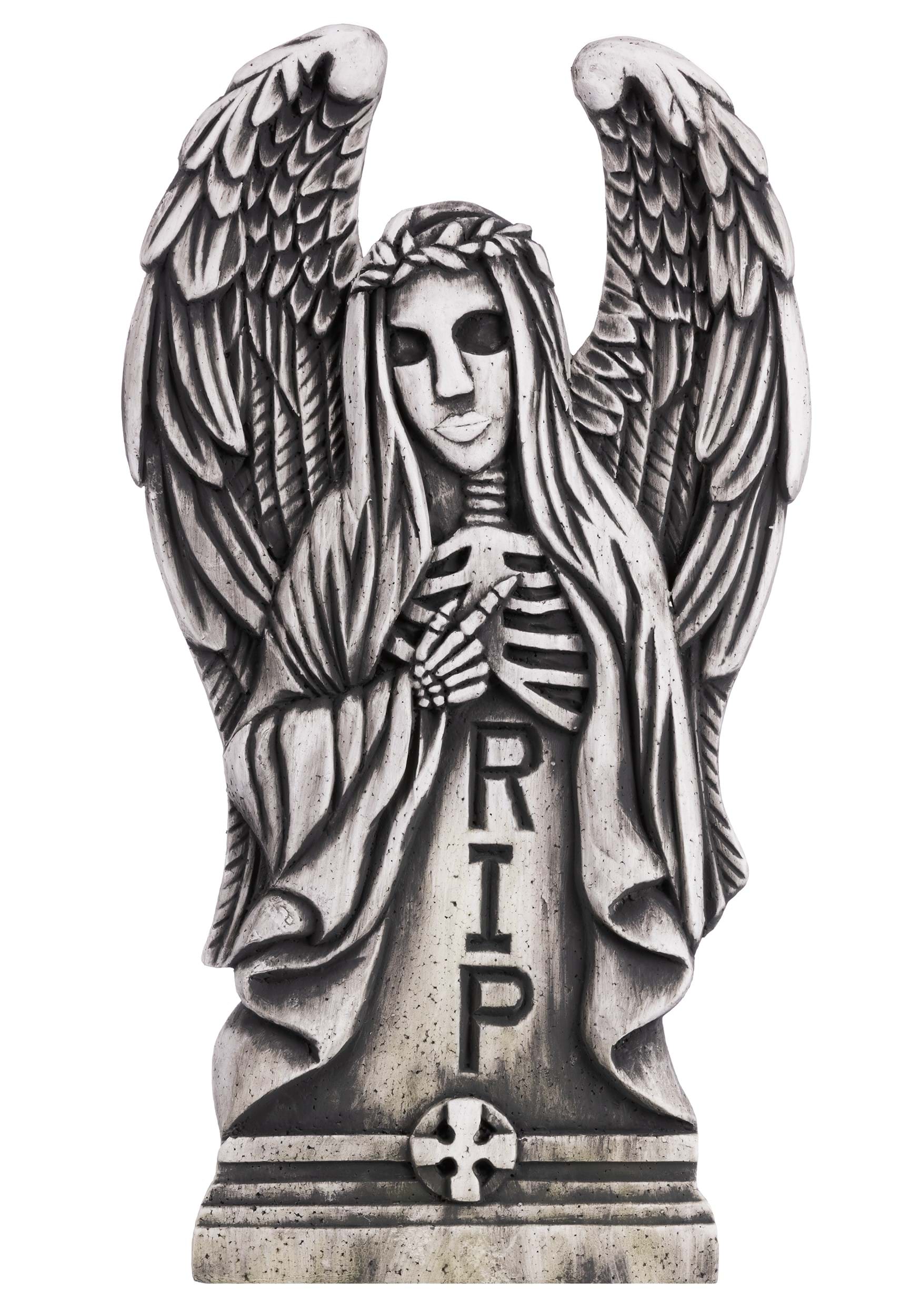 Angel Of Death 24-Inch Tombstone Decoration , Halloween Tombstones