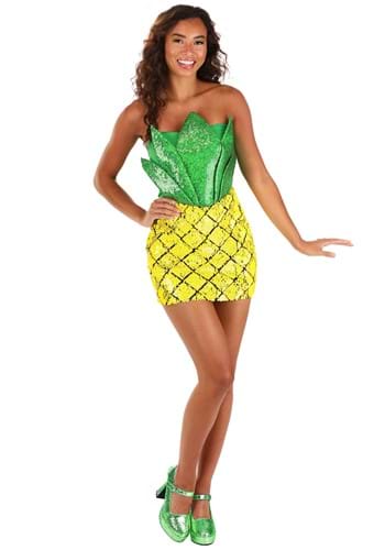 Womens Sequin Pineapple Costume