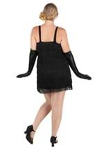 Women's Black Fringe Flapper Costume Alt 1