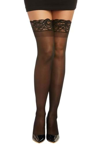 Adult Garter Belt Set with Fishnet Stocking Tights, Black, One Size,  Wearable Costume Accessory for Halloween