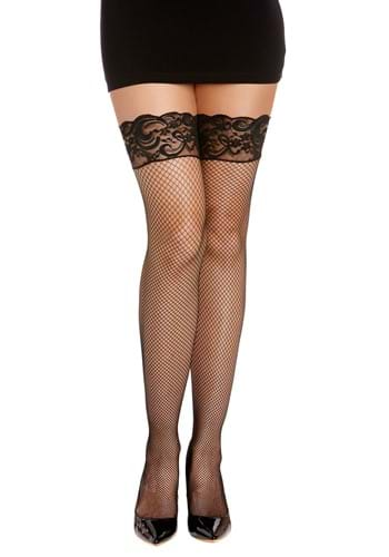 Women's Plus Size Black Open Crotch Pantyhose