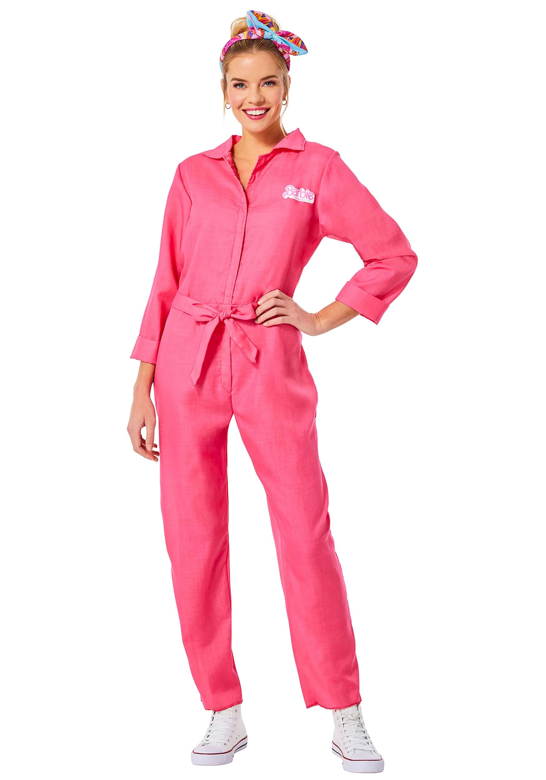 Women's Barbie Pink Bodysuit Costume S