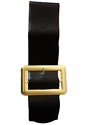 Black 4 inch Vinyl Belt