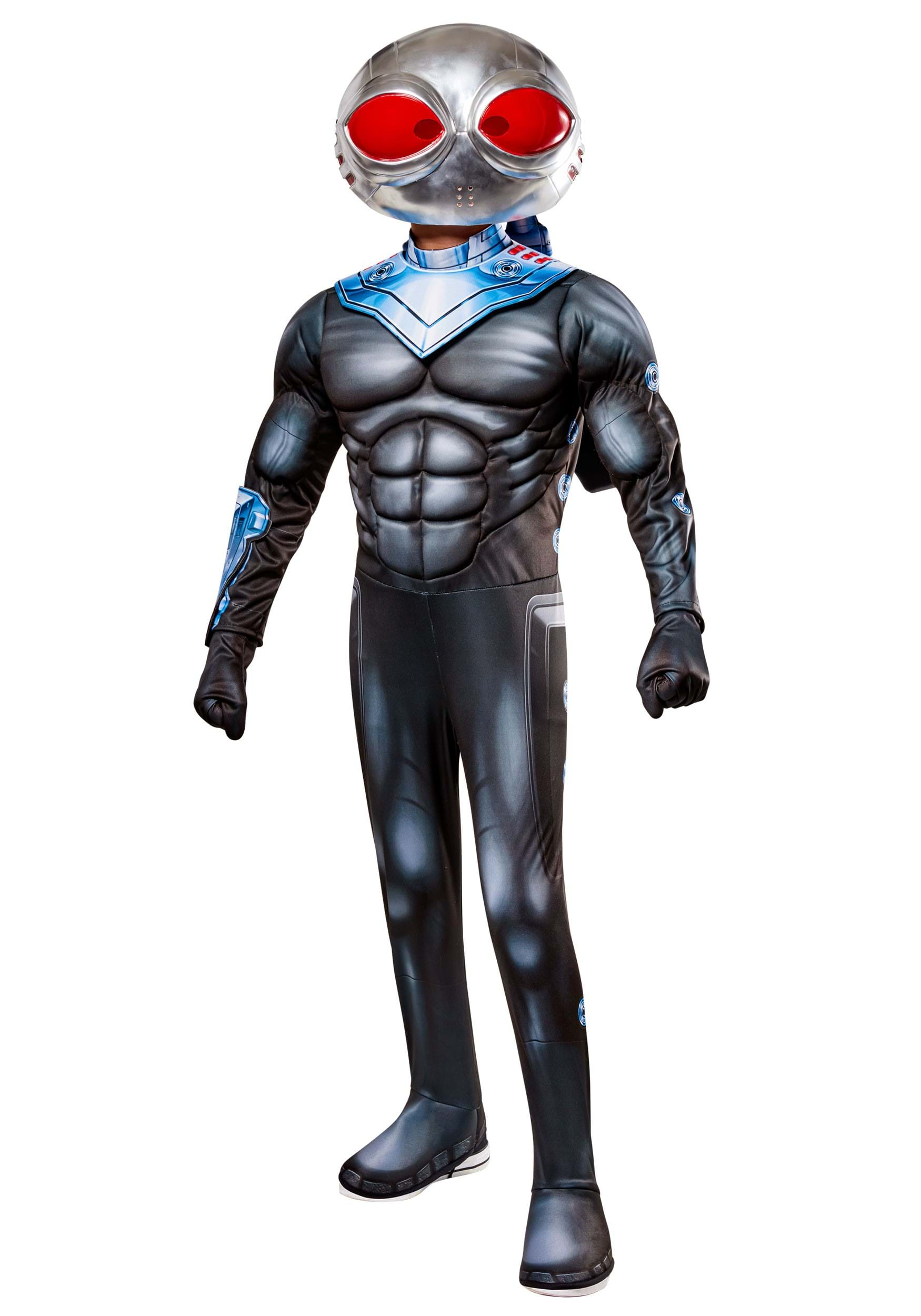 Boy's Black Manta DLX Fancy Dress Costume , Supervillain Fancy Dress Costumes