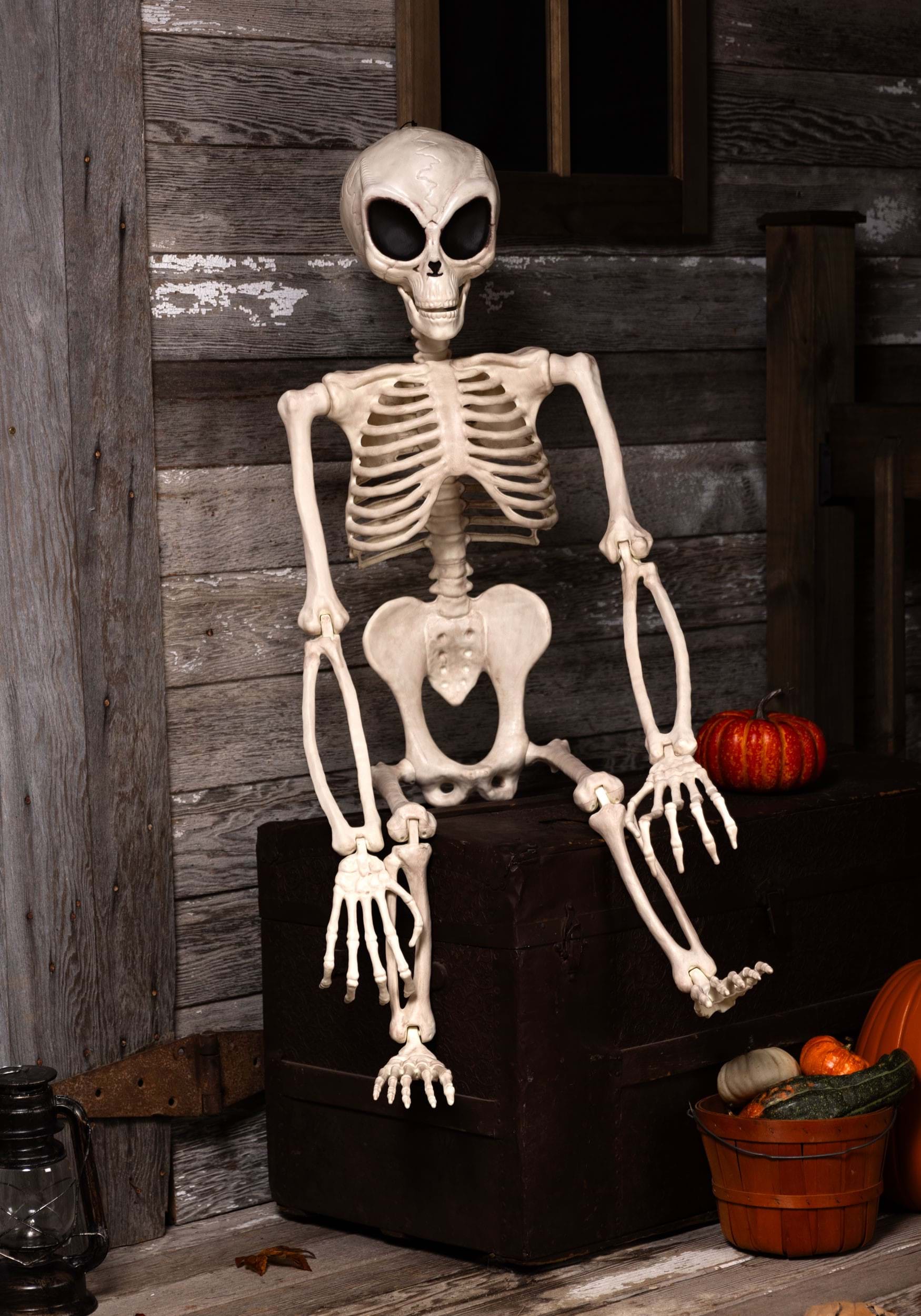 52 Alien Skeleton Halloween Prop , Alien Decorations