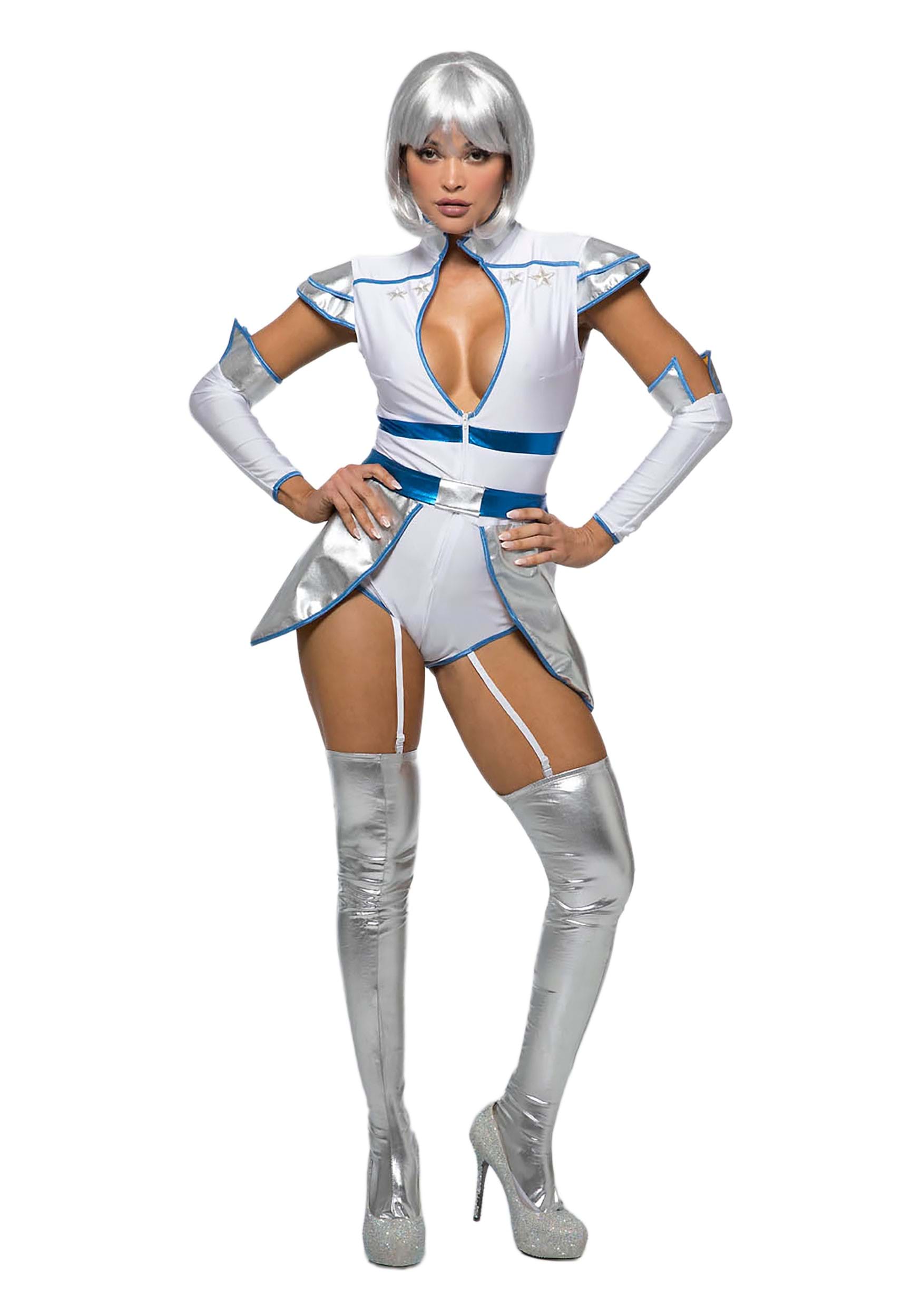 UPC 849450085423 product image for Space Cadet Scientist Women's Fancy Dress Costume | Adult Alien Fancy Dress Cost | upcitemdb.com