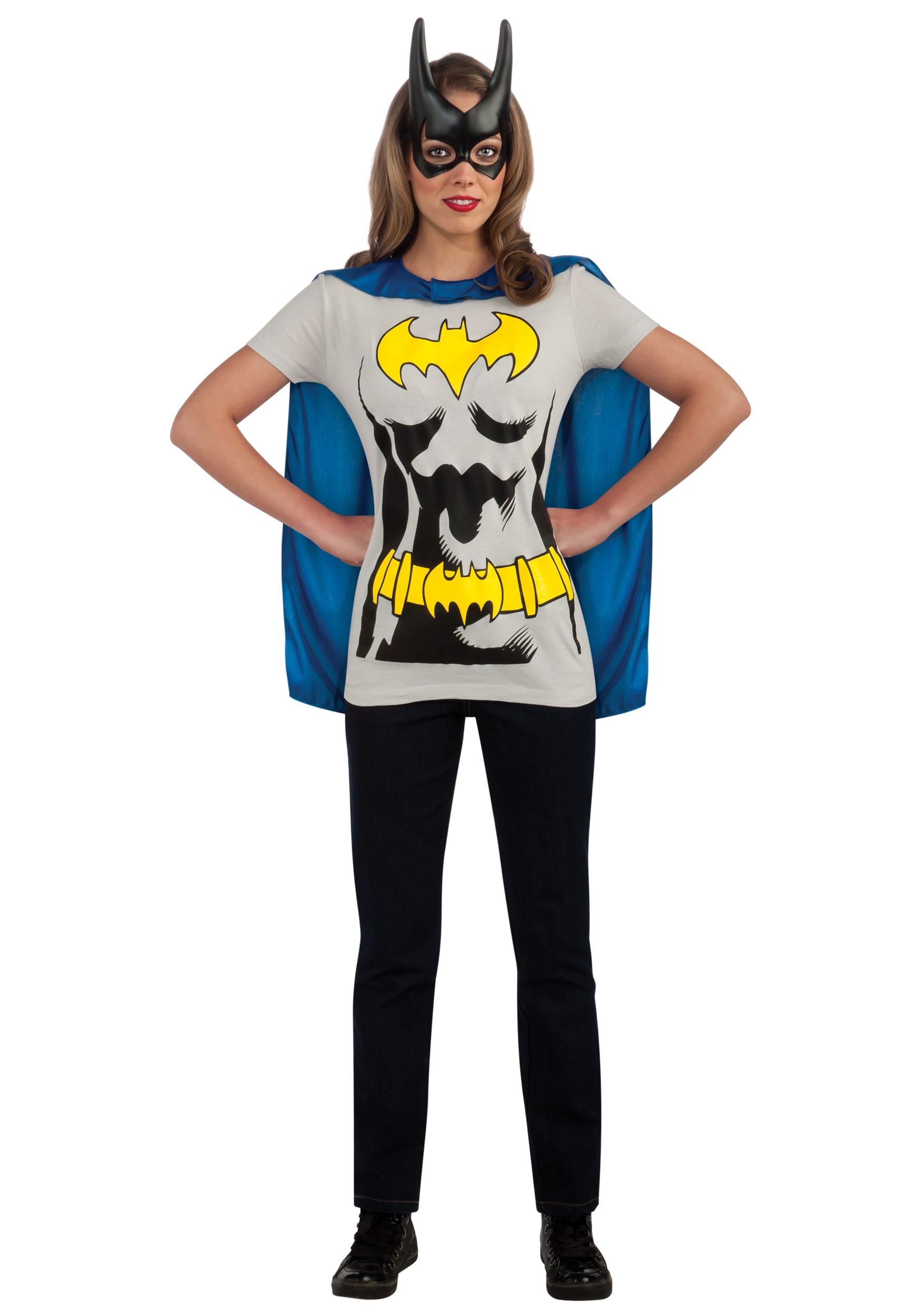 Batgirl T-Shirt Fancy Dress Costume