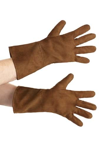 Adult Deluxe Brown Pirate Costume Gloves