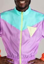 Mens 80s Purple Tracksuit Costume Alt 4