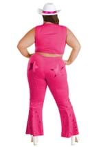 Plus Size Pink Retro Cowgirl Costume Alt 1
