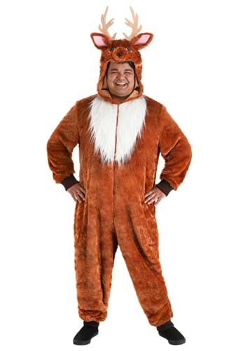 Exclusive Mens Plus Size Dashing Deer Costume