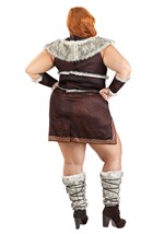 Women's Plus Size Deluxe Victorious Viking Costume Alt 5