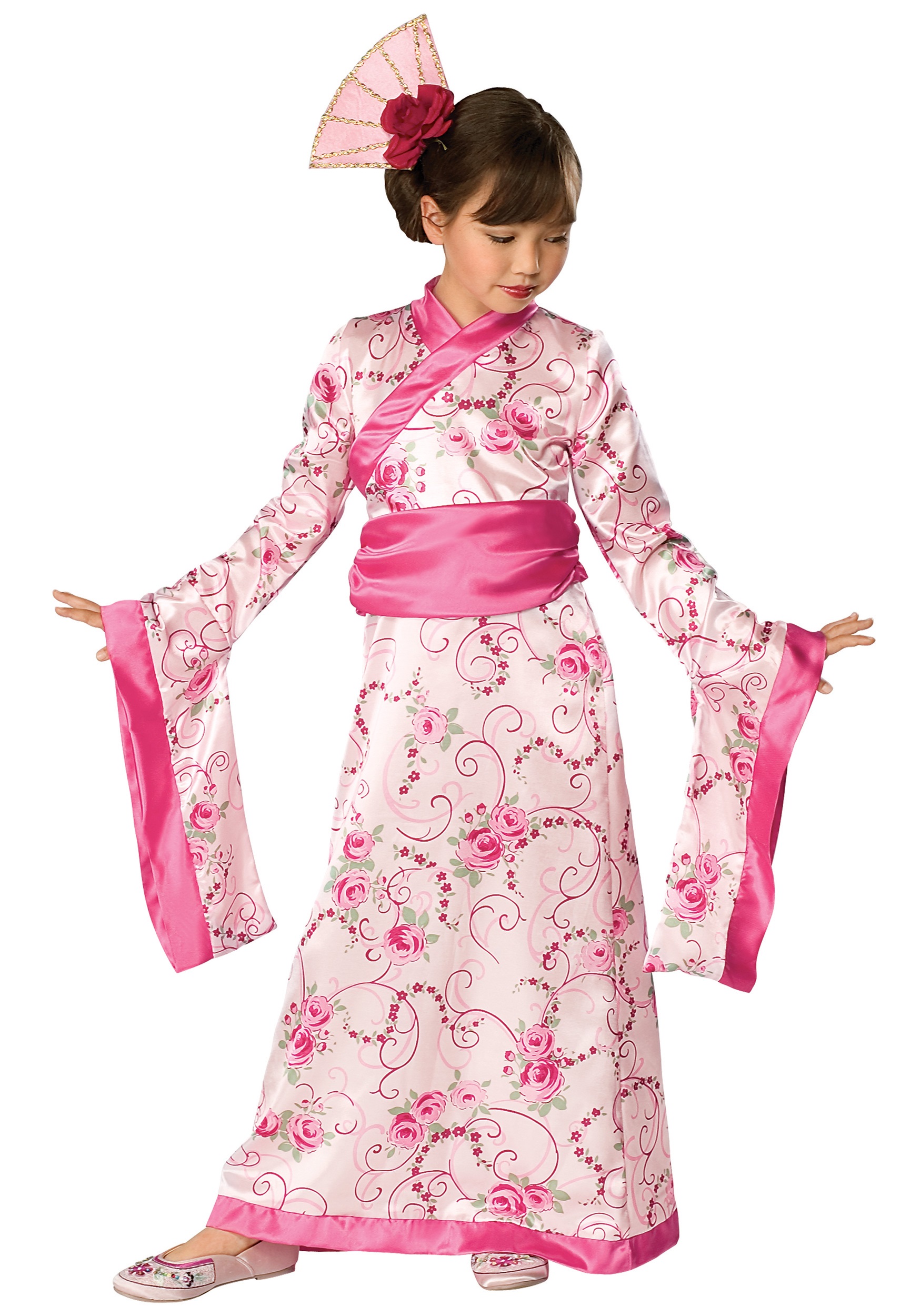 Kimono Cutie Japanese Geisha Toddler Costume 