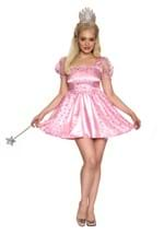 Womens Sexy Glinda Pink Starry Witch Costume Dress Alt 1