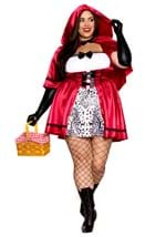 Plus Size Gothic Red Riding Hood Costume Women Alt 1
