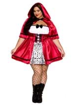 Plus Size Gothic Red Riding Hood Costume Women Alt 2