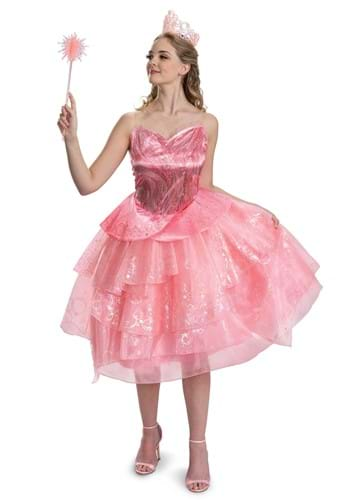 Wicked Adult Deluxe Glinda Costume