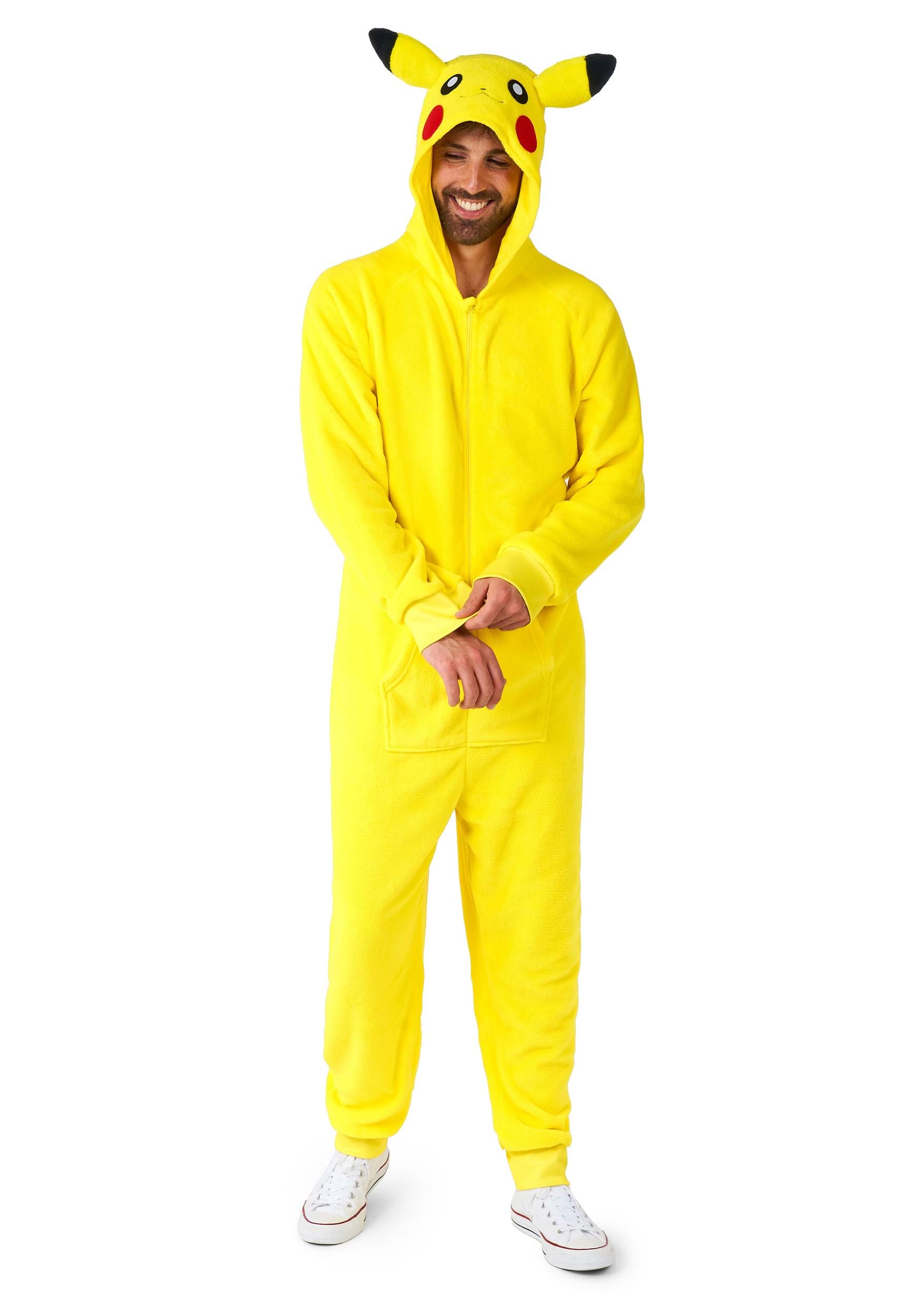 Pokémon Adult Pikachu Fancy Dress Costume Onesie | Pokémon Fancy Dress Costumes