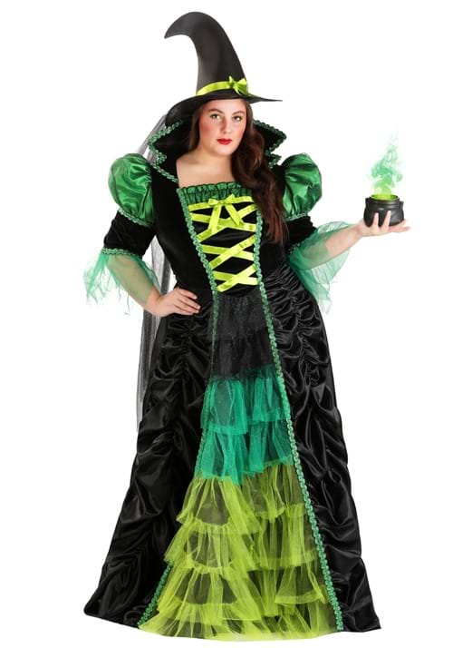 Adult Enchanted Green Witch Costume