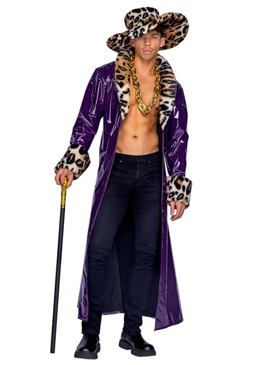 Mens 2 Piece King Pimp Costume