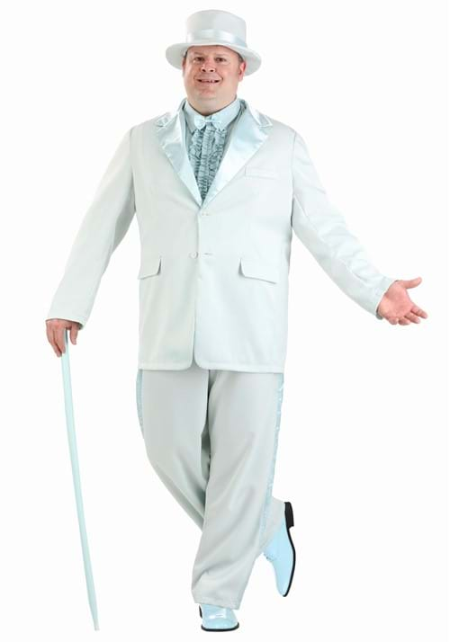 Plus Size Blue Tuxedo Costume for Men