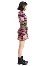 Womens Astrid Striped Distressed Sweater Dress Alt 4