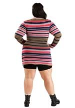 Womens Plus Astrid Striped Distressed Sweater Dress Alt 2