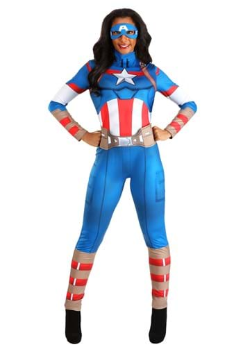 Womens Marvel Classic Captain America Costume