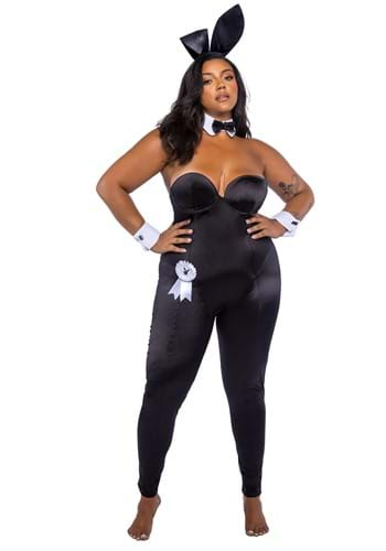 Plus Black Playboy Bunny Classic Playmate Costume