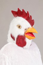 Plus Size White Rooster Costume Alt 1